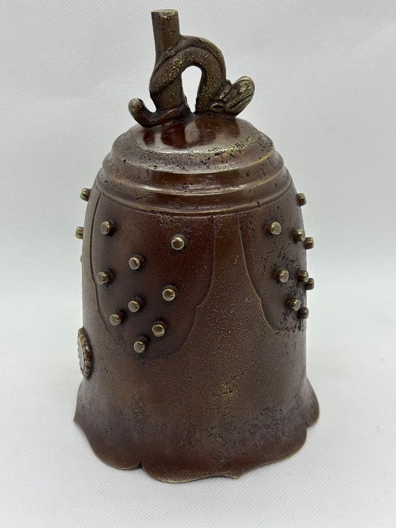#美品✨ 銅製 吊り鐘　半鐘（小型梵鐘）S-8