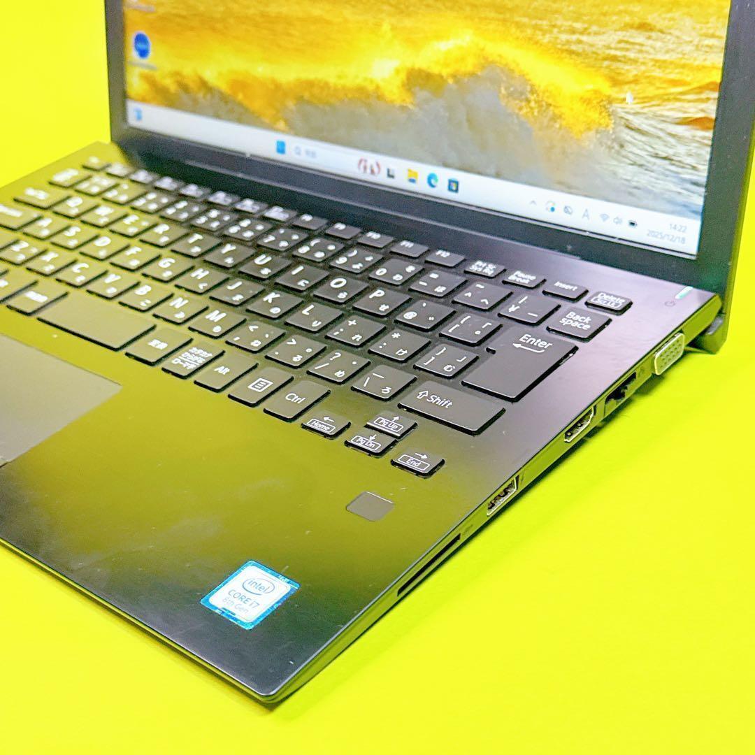 8世代i7‼️極速ノートパソコン 16GB SSD windows11 オフィス