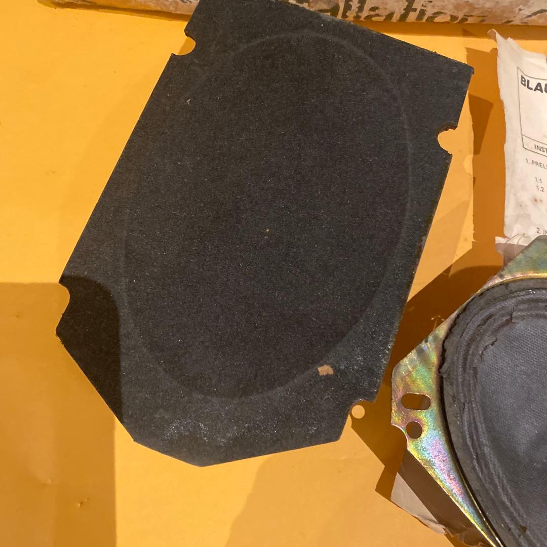 Porsche-Audi オーバル型スピーカー 取扱説明書付き