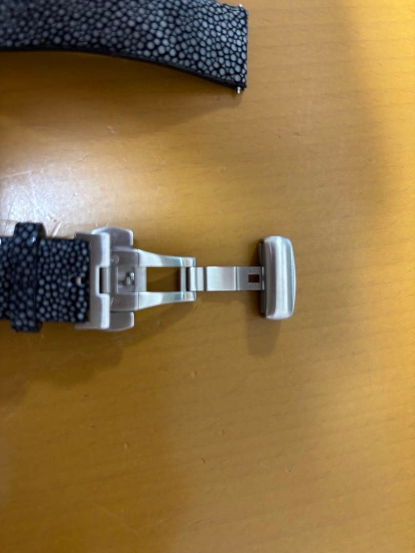 ガルーシャ　レザーベルト ステンレスバックル付