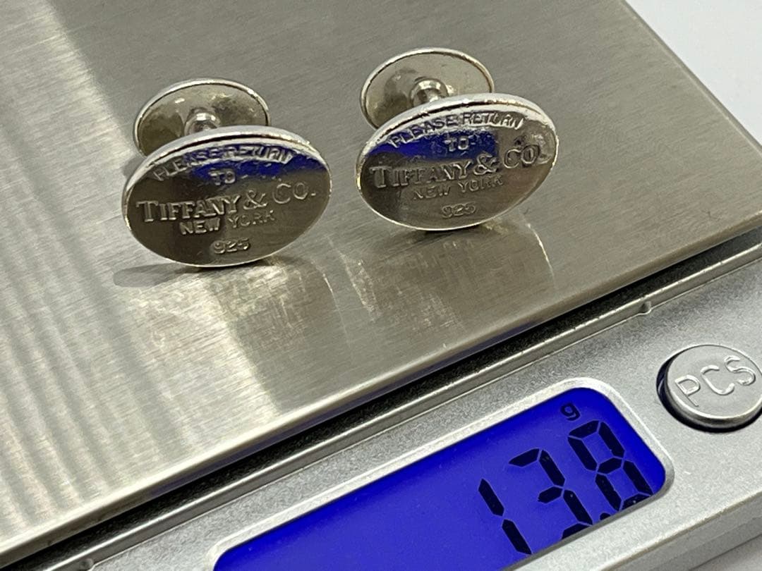 h636 ティファニー　リターントゥ　カフス　カフリンクス　シルバー　925