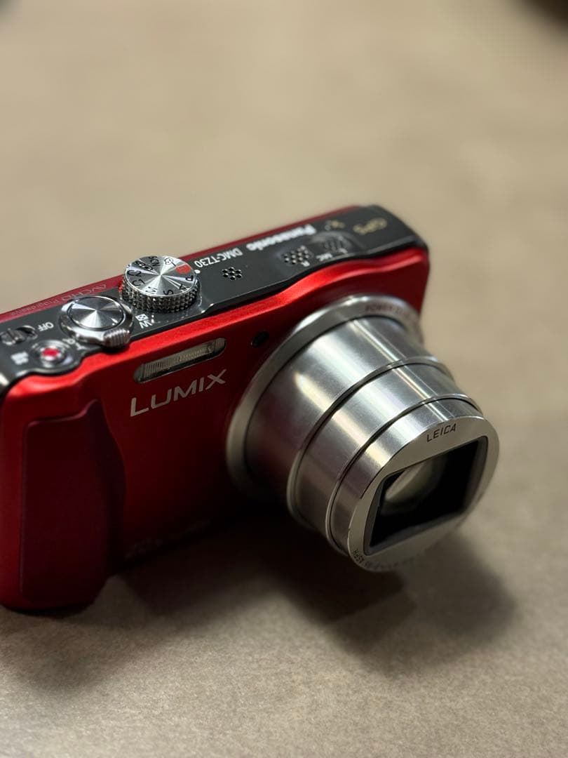 LUMIX コンパクトデジタルカメラ レッド 20倍ズーム