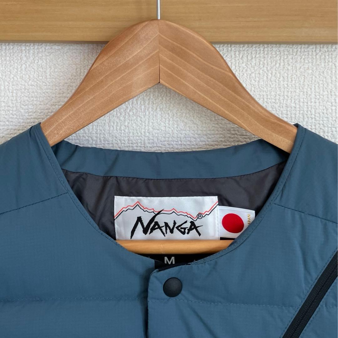 タキート　極美品　ナンガホワイトレーベル　ダウンカーディガンインナーダウン