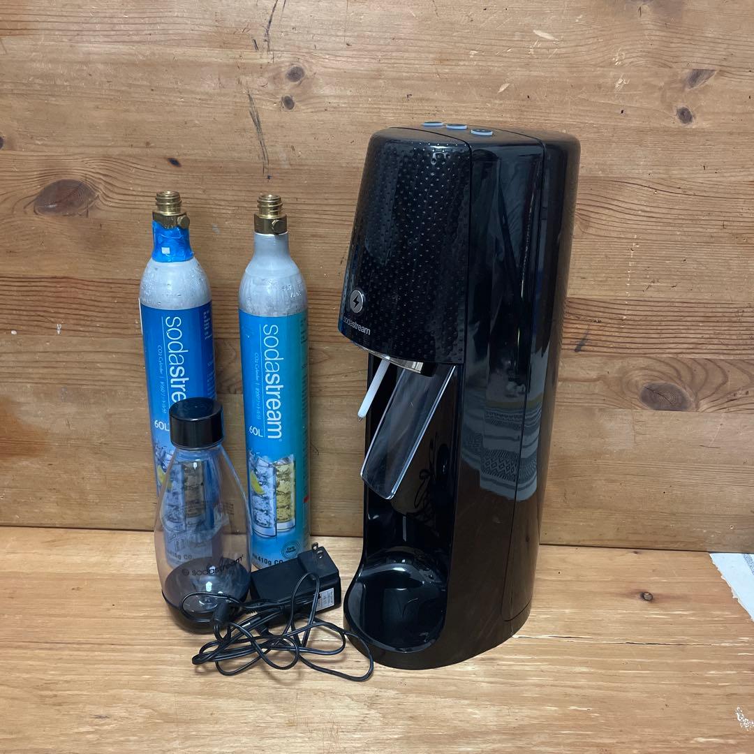 SodaStream スピリットワンタッチ 未使用ボトルガスシリンダー2本付き