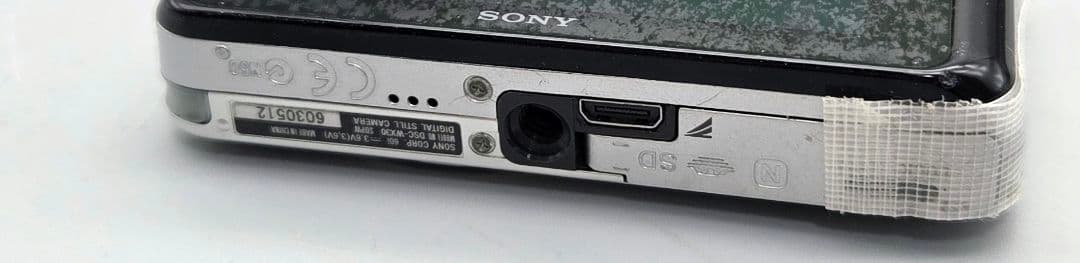 【充電器付】SONY Cyber-shot シルバーDSC-WX30