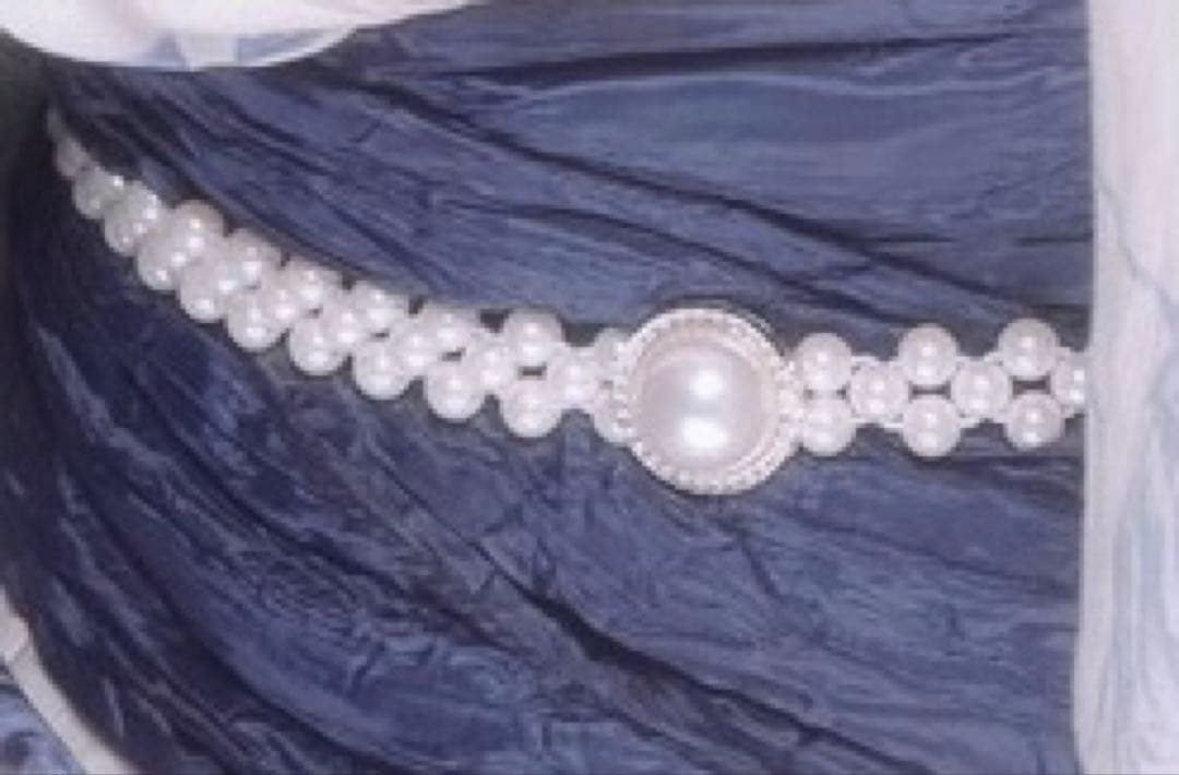 【完売品】dita✩.*˚水彩の勿忘草色 髪飾り・帯飾り付き