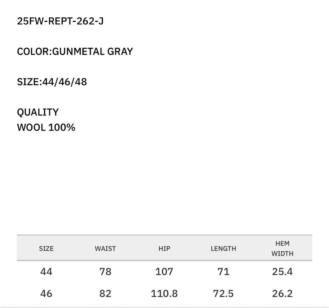 THE RERACS スーパーイージースラックス(GUNL GRAY)