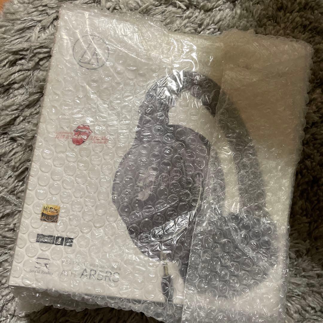 【新品未開封】オーディオテクニカxストーンズ展 限定モデルヘッドホン（ブラック）