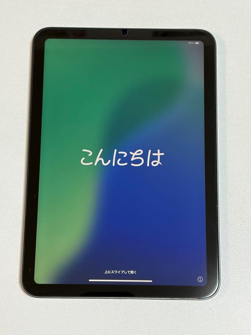 美品 iPad mini 第６世代 グレー 64GB wifi バッテリー95%