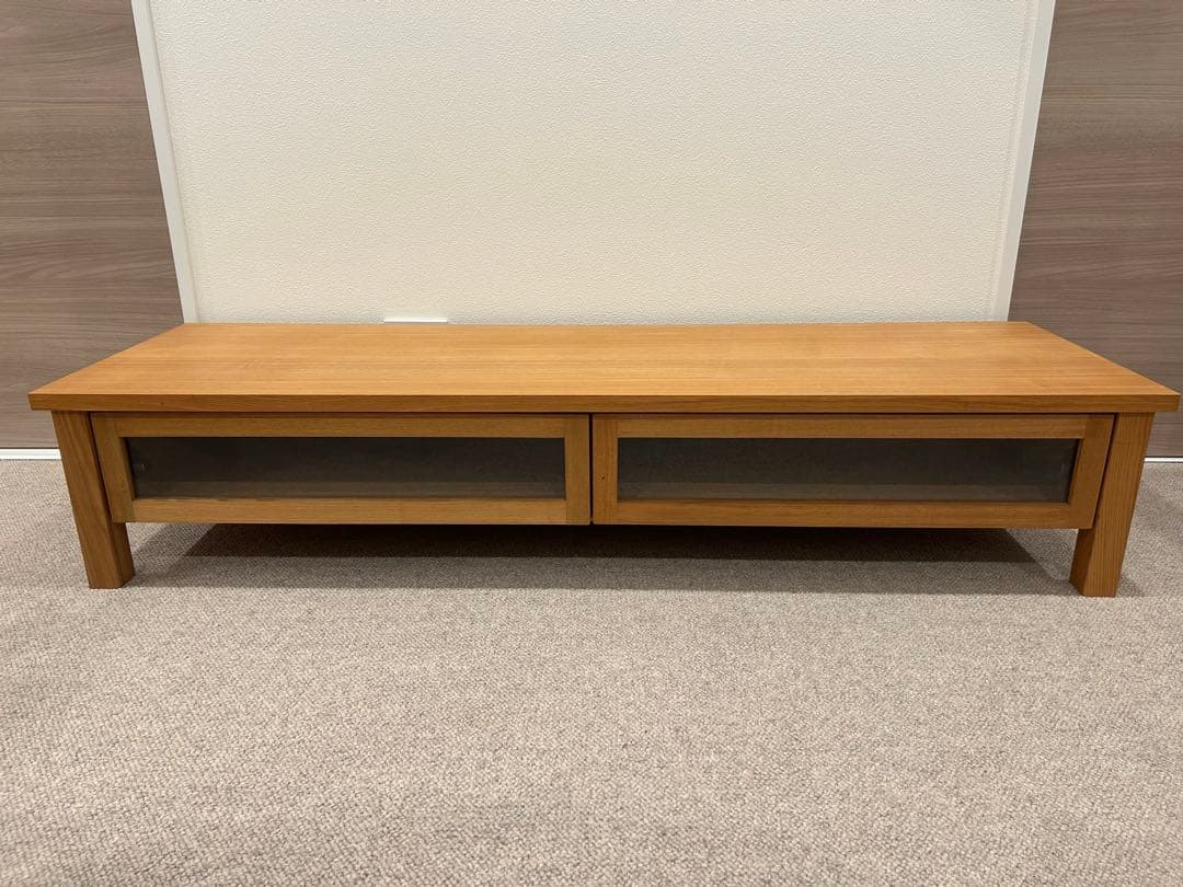 無印良品 テレビボード タモ材 幅150cm