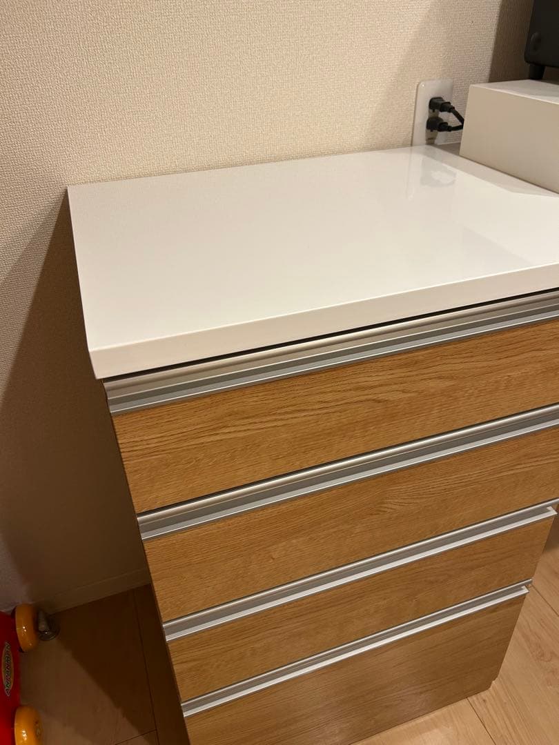 【あと1時間限定】ニトリ キッチンカウンター 引き出し付き