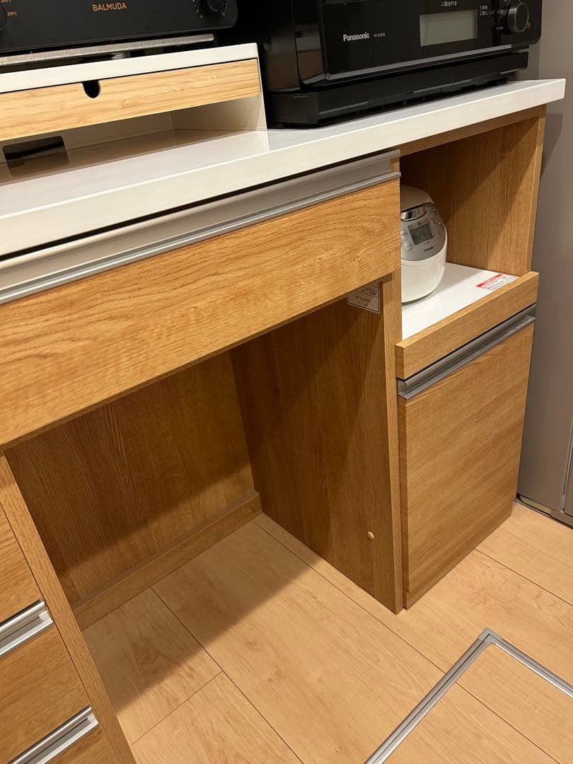 【あと1時間限定】ニトリ キッチンカウンター 引き出し付き