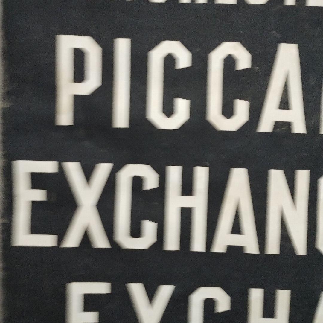 ヴィンテージバスロールサイン本物　1202