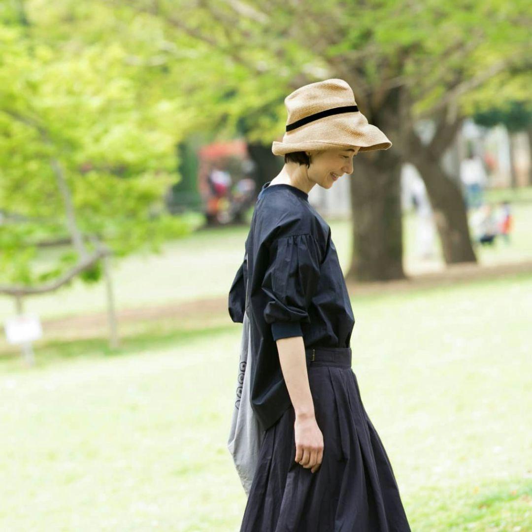 T　新品タグ付き　mature ha. BOXED HAT つば幅11cm