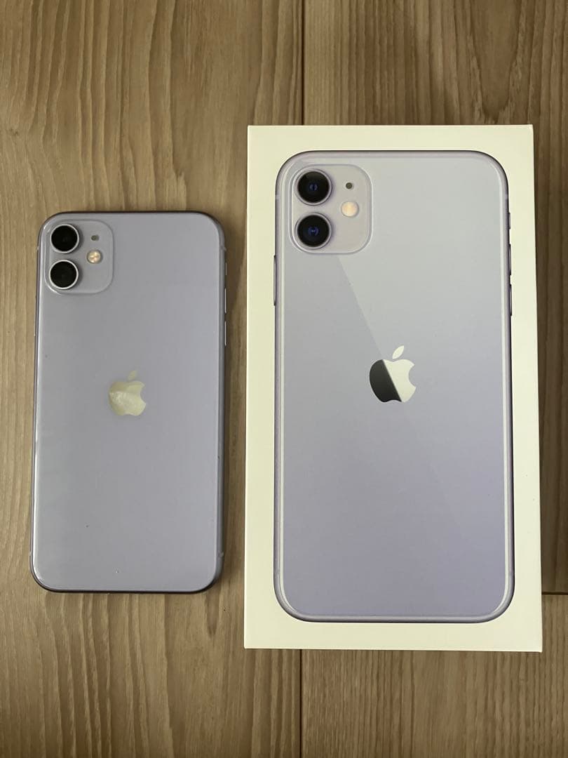 【美品】iPhone11 128GB パープル 初期化済み