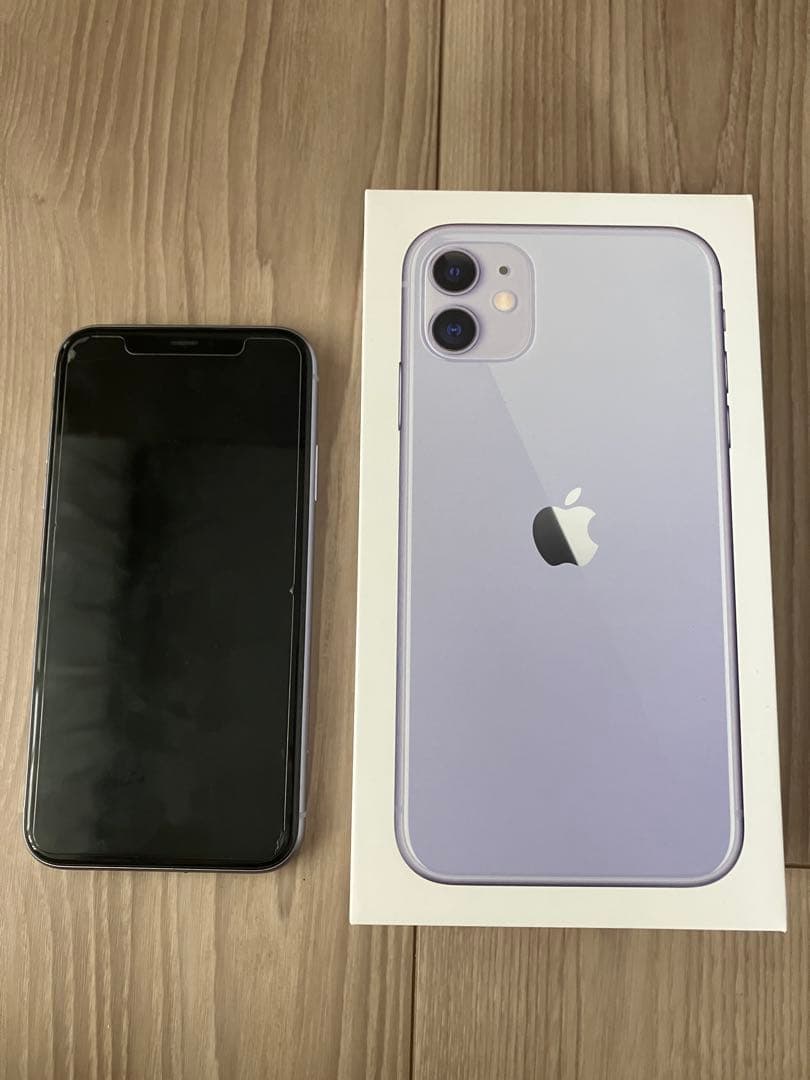 【美品】iPhone11 128GB パープル 初期化済み