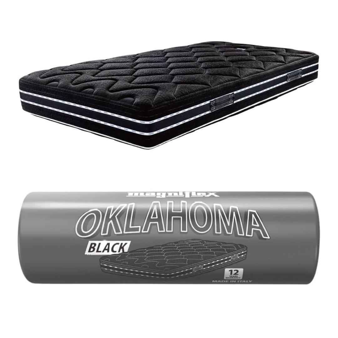 マニフレックス　オクラホマ　シングル　マットレス　新品　黒　ブラック