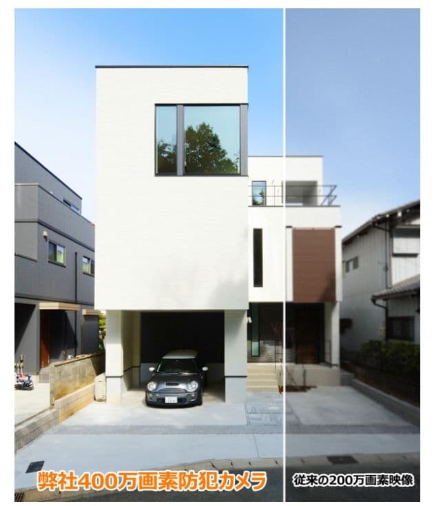 400万高画素防犯カメラセット・完全無線・64GBSDカード内蔵　工事不要