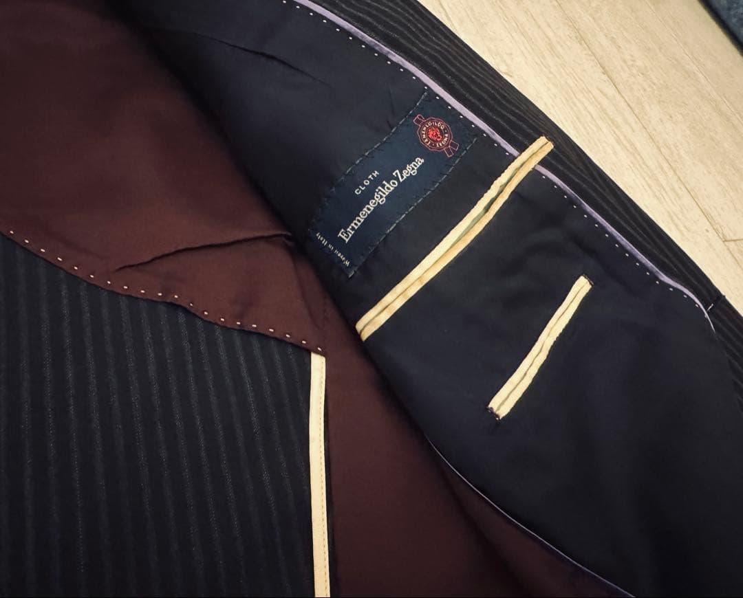 【イタリア製高級生地ゼニア】ポールスミス　スーツ　Sサイズ　オールシーズン用