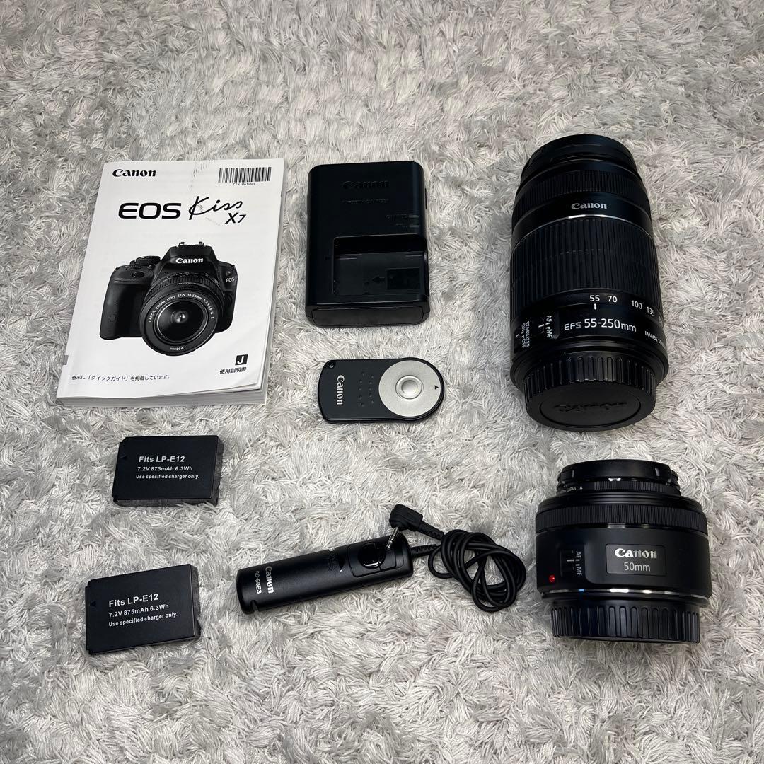 Canon EOS Kiss X7 一眼レフカメラセット