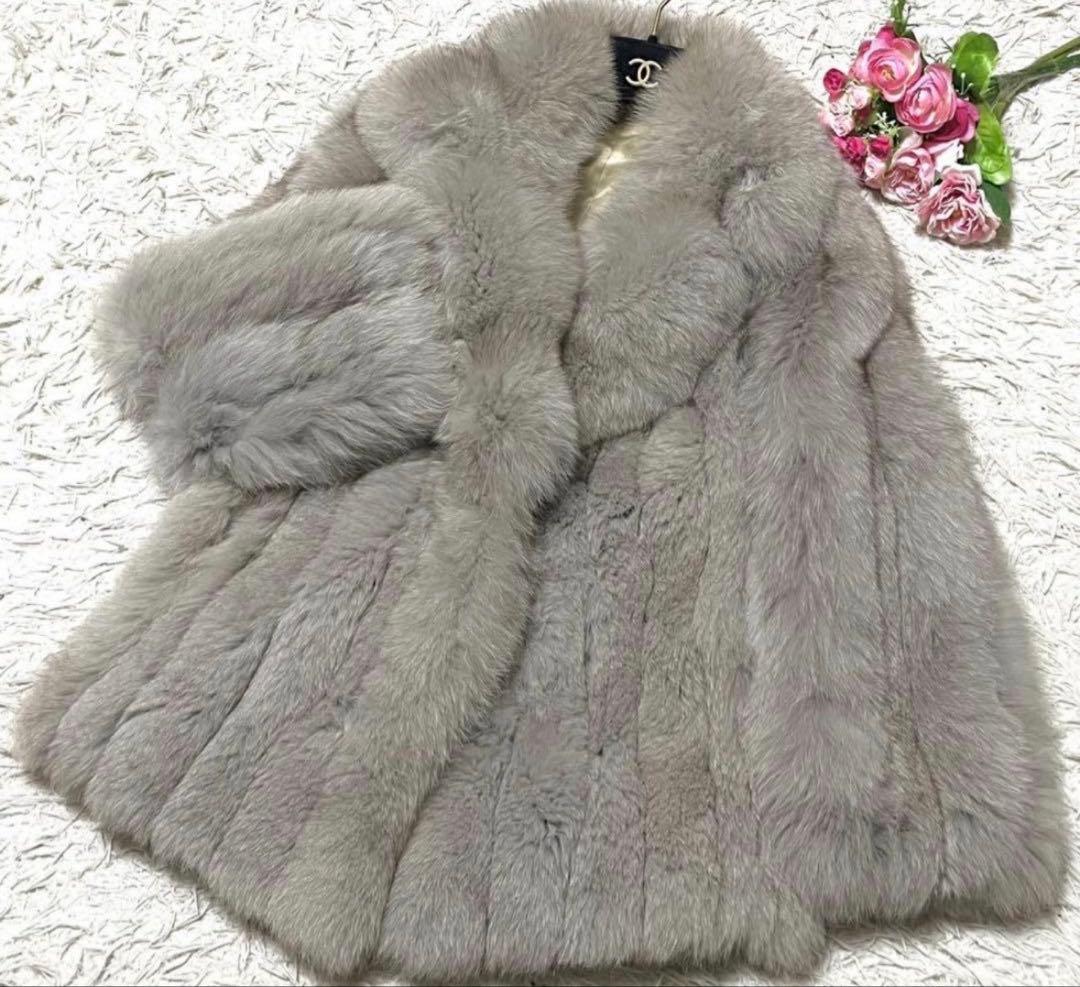 毛皮　ファーコート フォックス