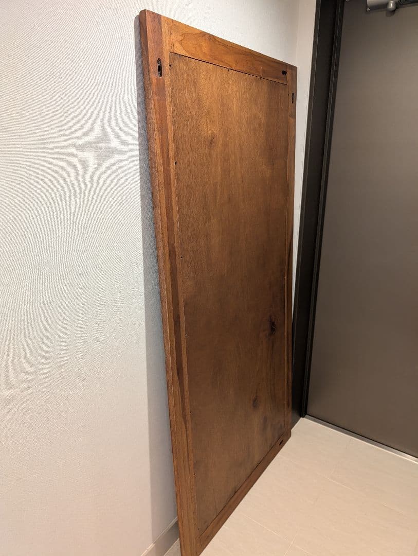 くもさん用★KANADEMONO チーク無垢材 ヴィンテージミラー 90×180