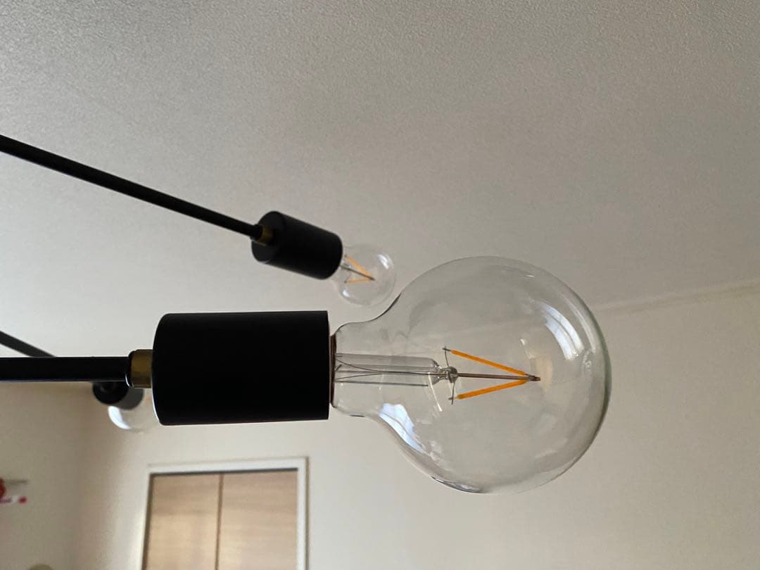 unico Astre ブラック シーリングライト 6灯