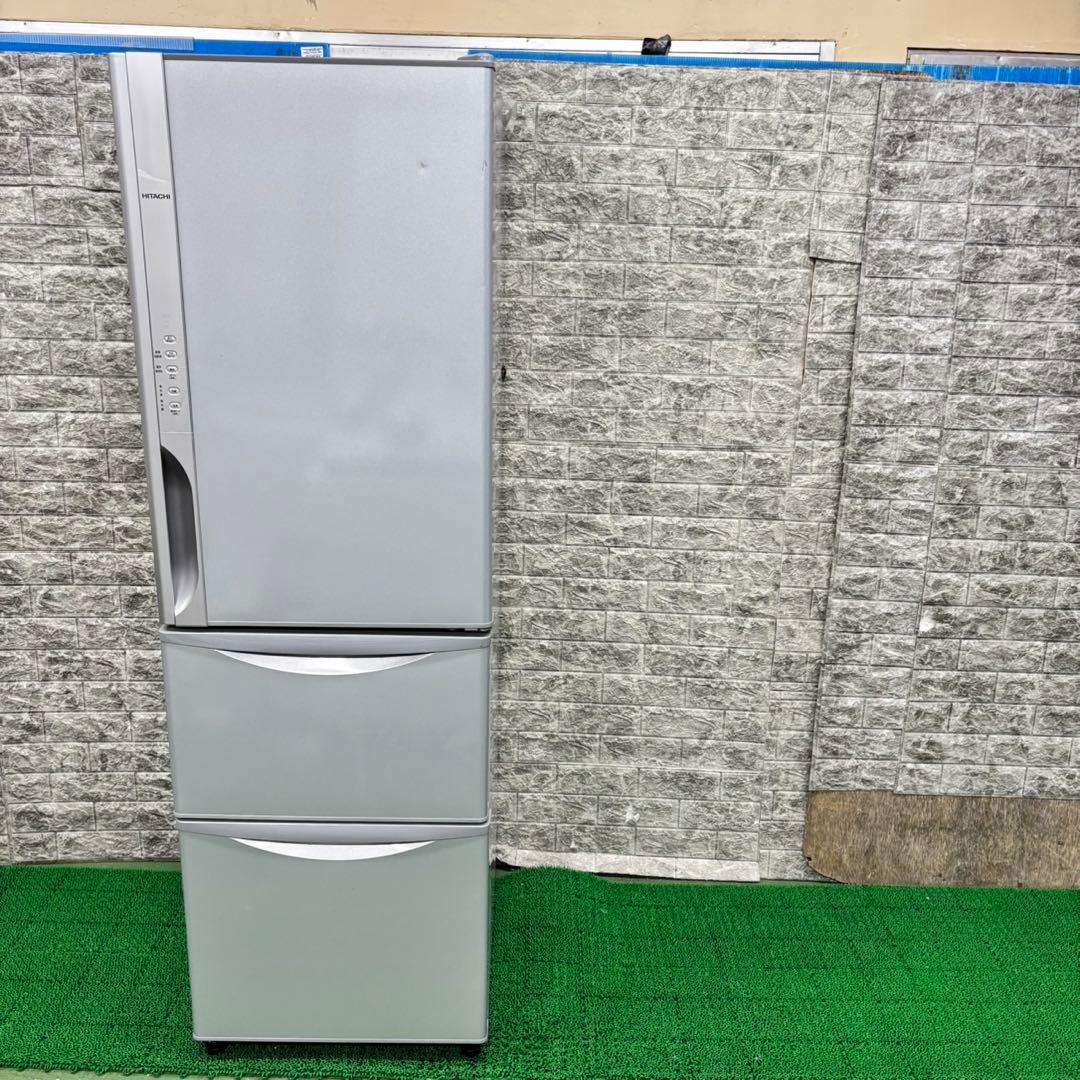 373 冷蔵庫　大型　右開き　人気　自動製氷機付　格安　保証込　300L強　美品