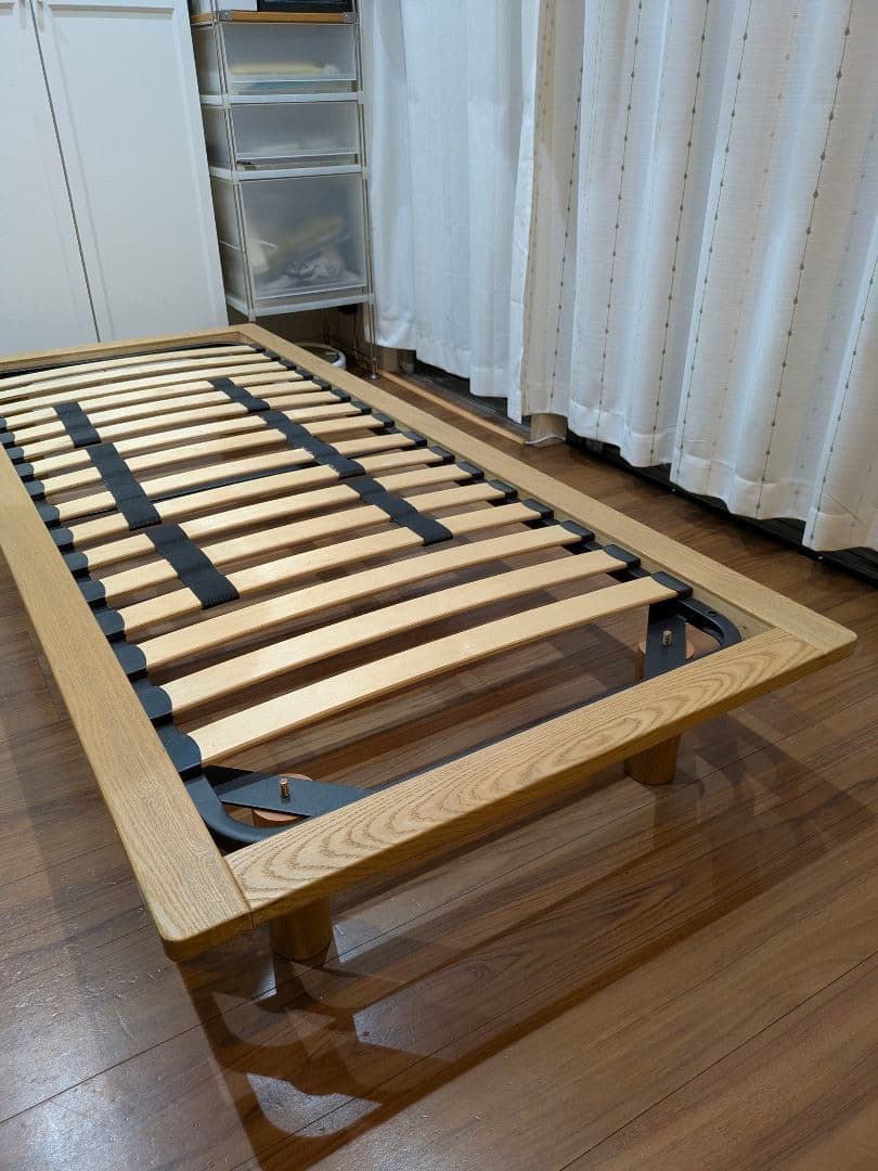 シングルベッドフレーム ナチュラルウッド