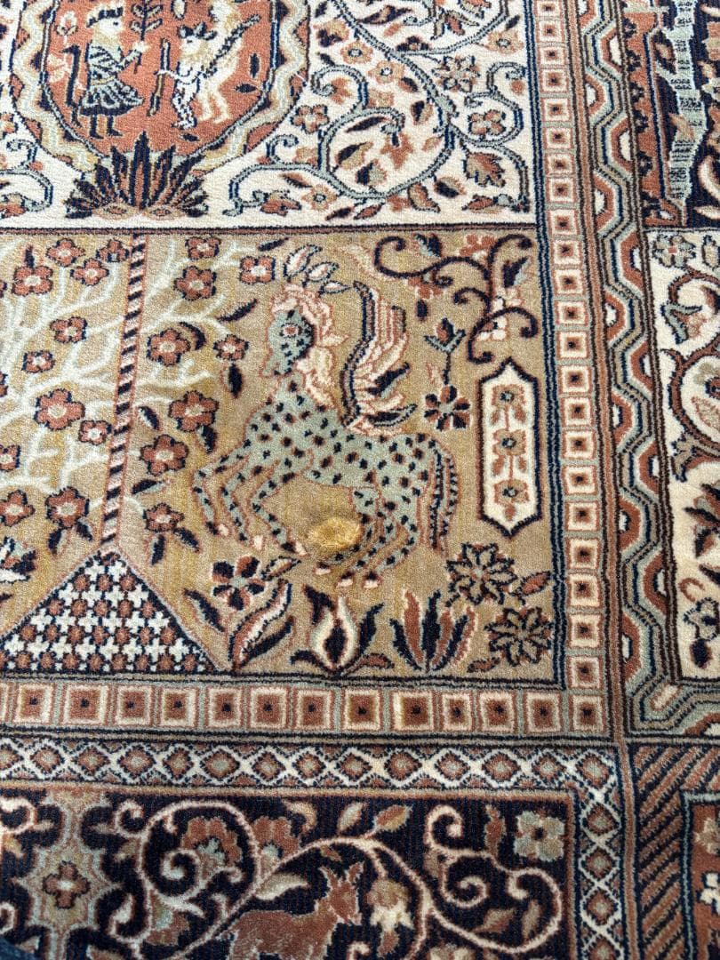 t*6様 ドイツ製　最高級　絨毯　ヴィンテージカーペット　最高級ウール使用　レア