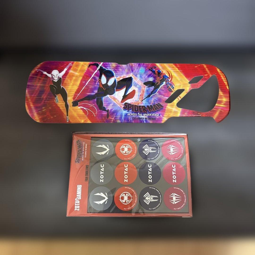 GeForce RTX4070TI スパイダーマンコラボモデル