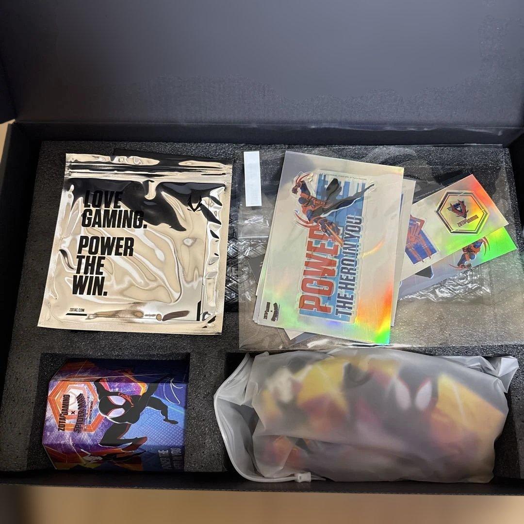 GeForce RTX4070TI スパイダーマンコラボモデル