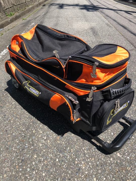 ボウリングバック　三個入り　ハンマー