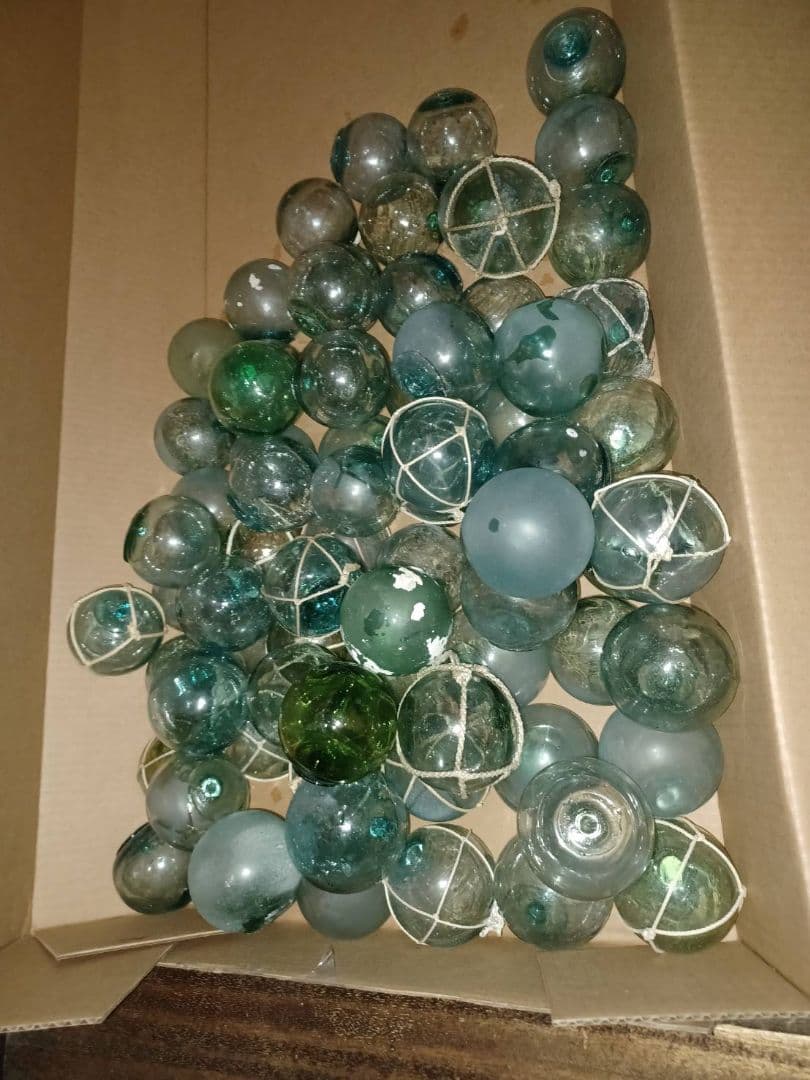 ガラス浮き玉　小玉⑫