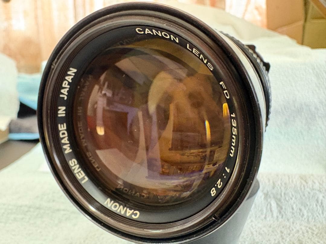 整備済　CANON キヤノン New FD 135mm F2.8 FDマウント