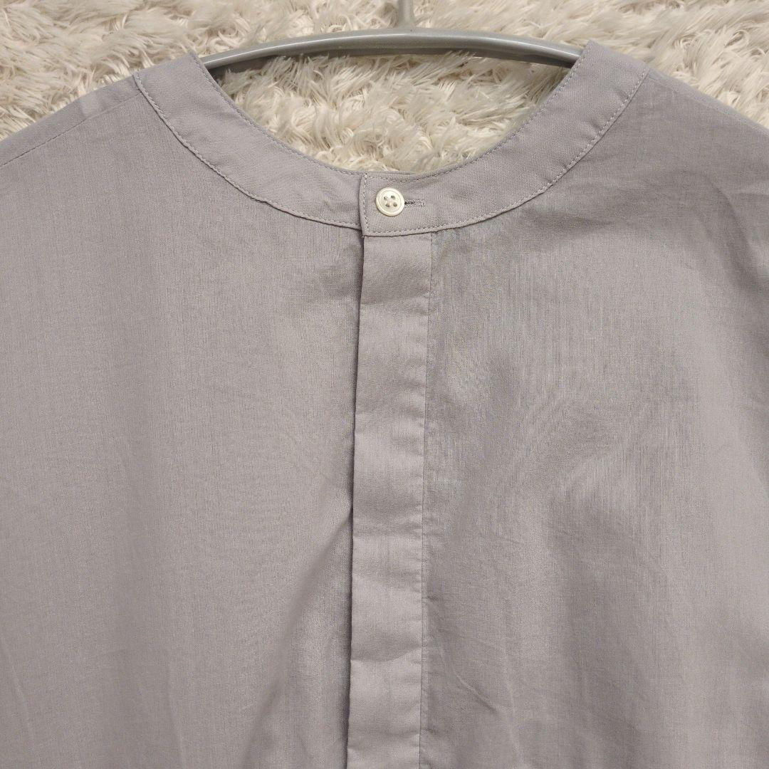 2024SS　ビアズリー 　ギャザー　チュニック　ワンピース　グレー