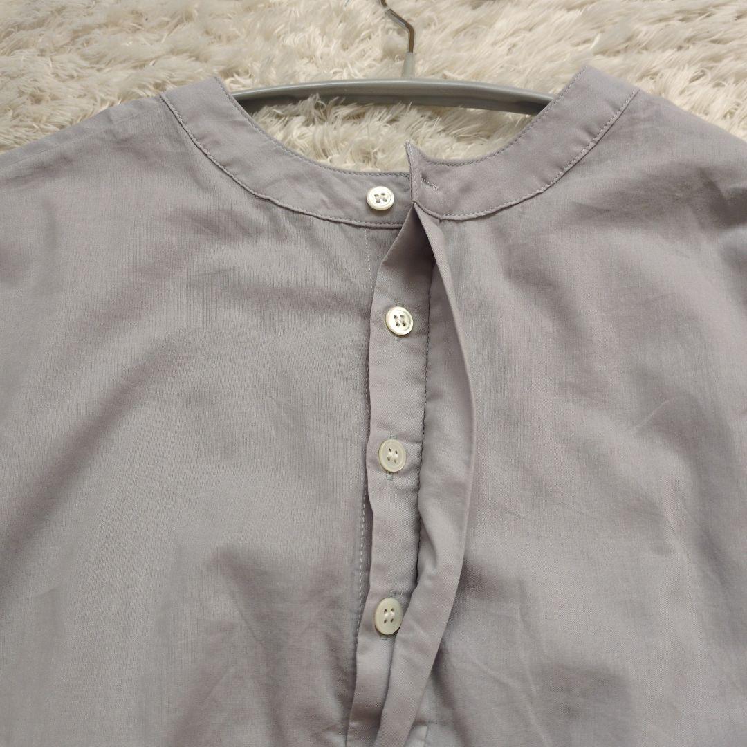 2024SS　ビアズリー 　ギャザー　チュニック　ワンピース　グレー