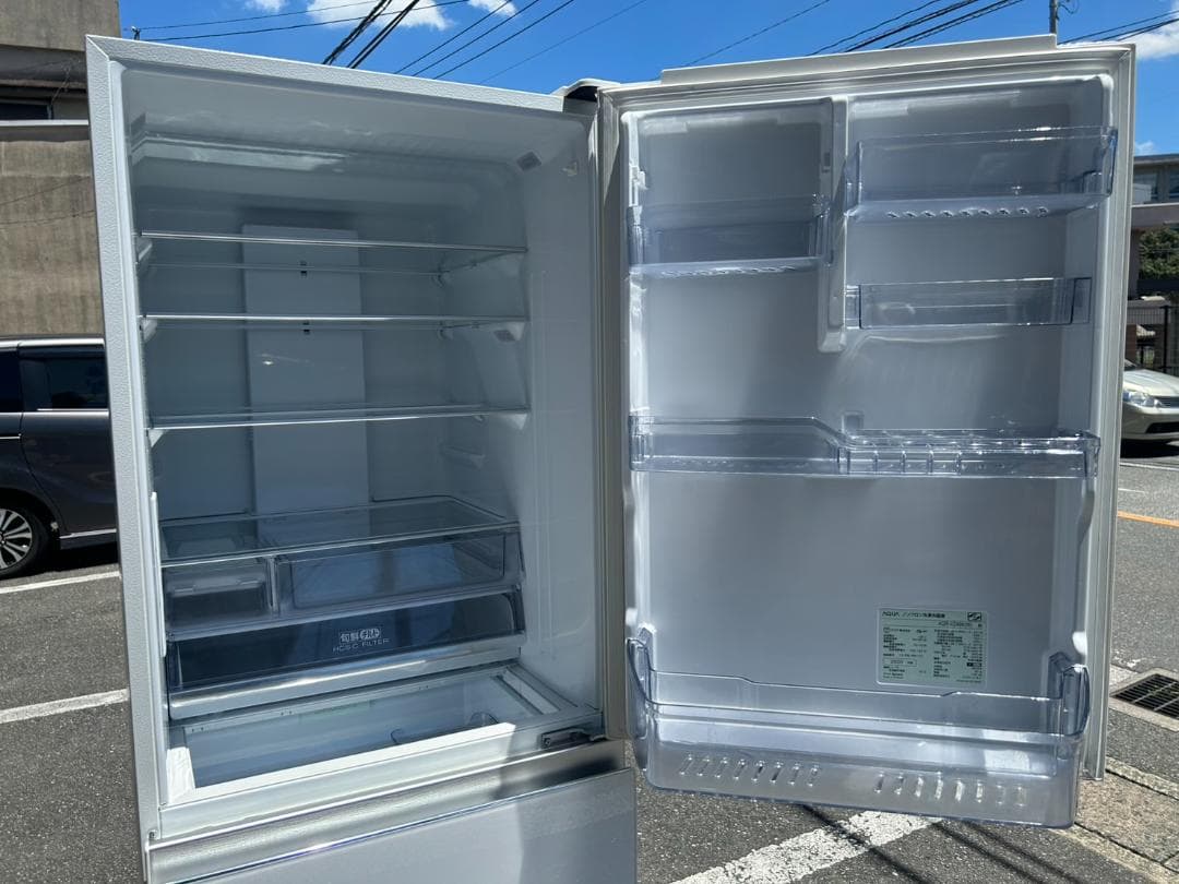 ミルク【福岡市限定】4ドア冷蔵庫 アクア AQR-VZ46K 2020年