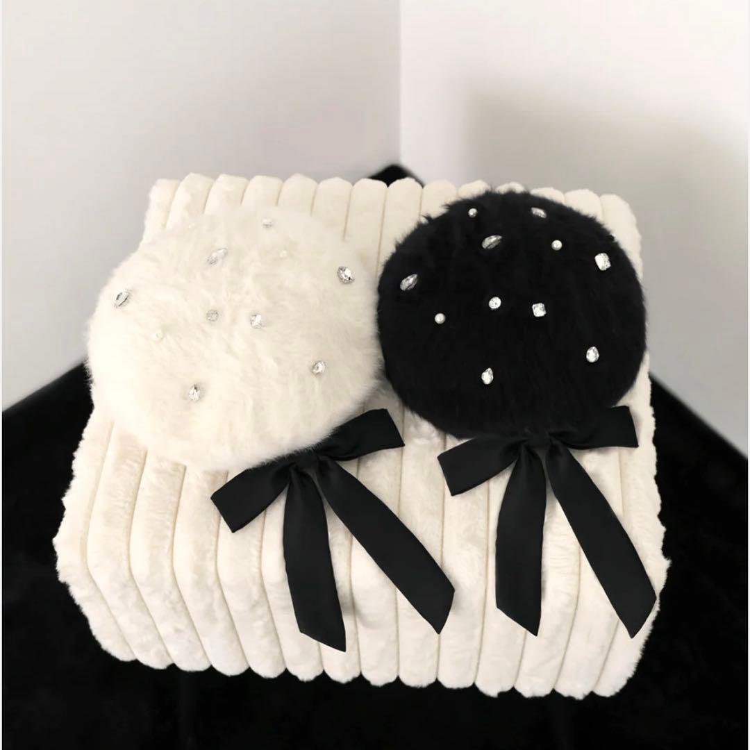 エムミーエメEtoile ribbon beret ブラック