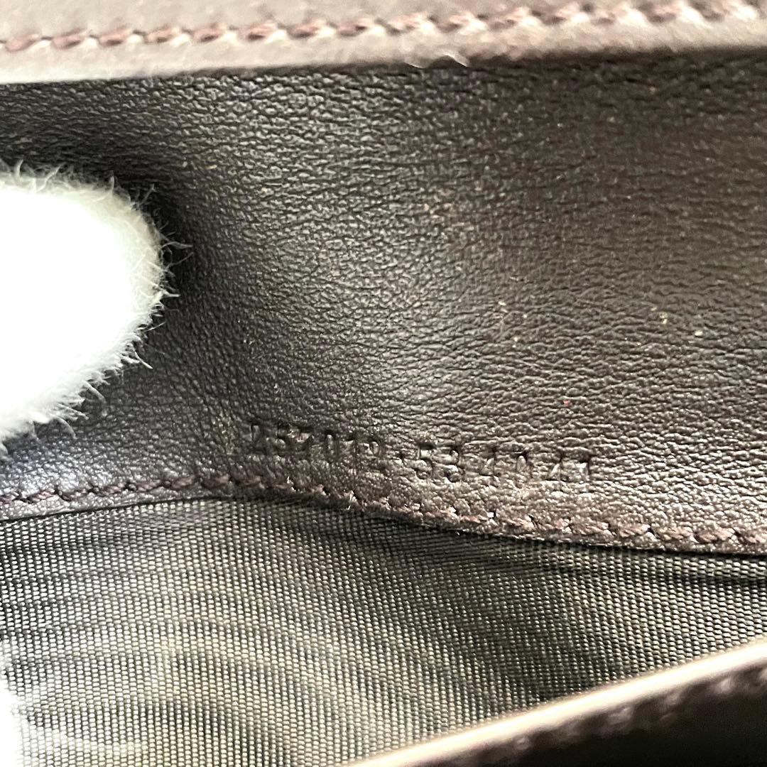GUCCI グッチ GGキャンバス　メタルロゴプレート　長財布　美品0121-③