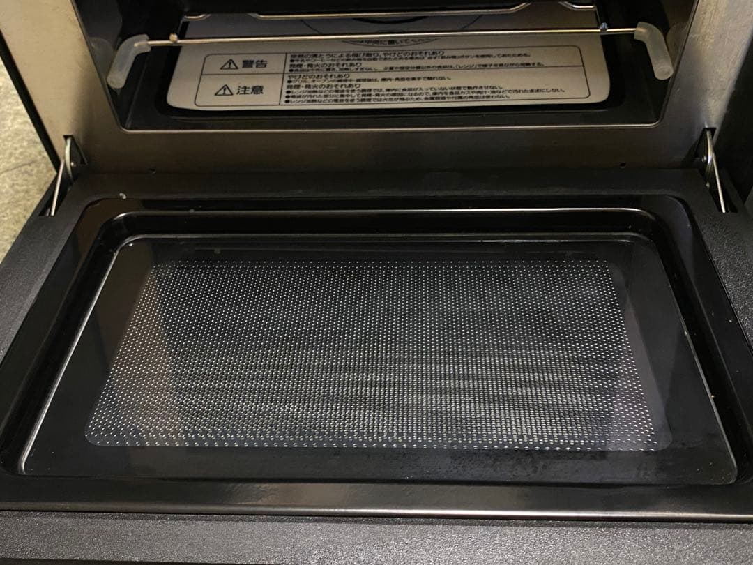 美品 2023年製アイリスオーヤマ オーブンレンジ MO-F1809ブラック