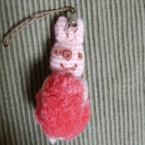 新品未使用品　編みぐるみストラップ２点