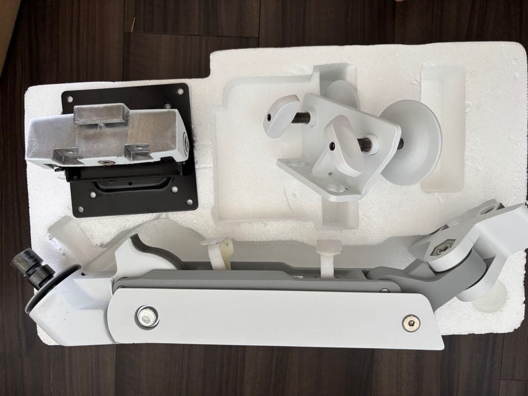 中古 ERGOTRON HX ディスプレイモニターアーム ホワイト 白