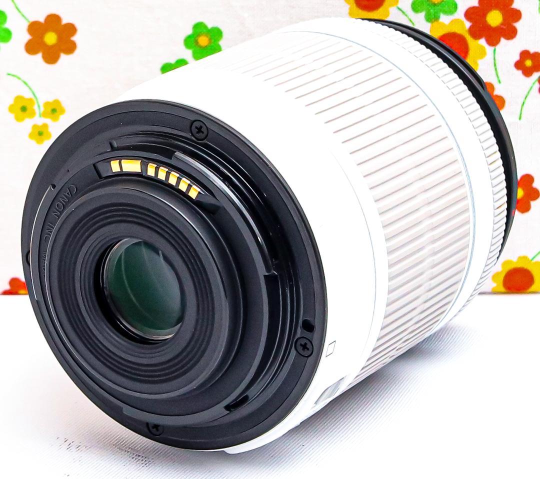 Canon kiss x7☆希少ホワイト☆スマホに転送☆高性能レンズ！