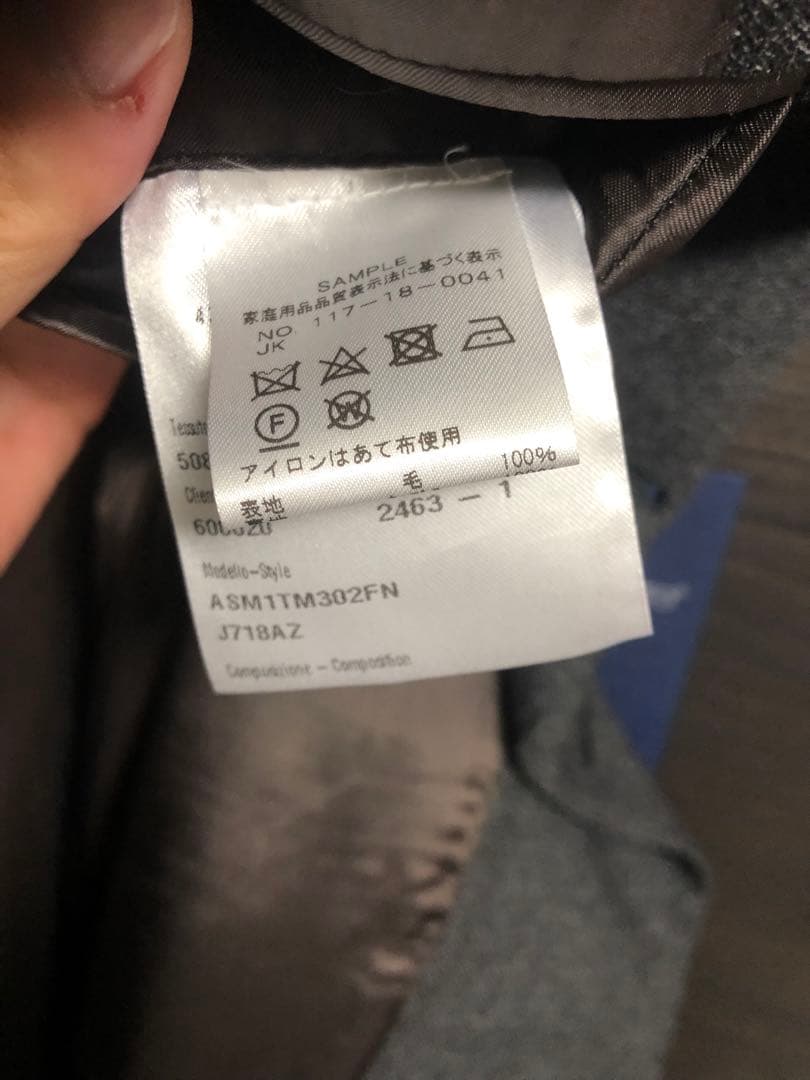 未使用　CARUSO グレースーツ サイズ48