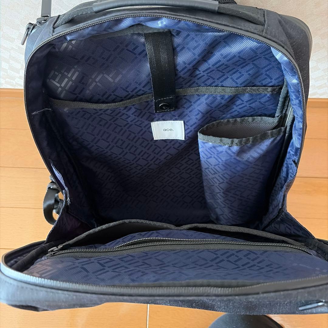 ☆美品☆【エース】ガジェタブル　ヘザー ビジネスバッグ　2way 撥水　黒