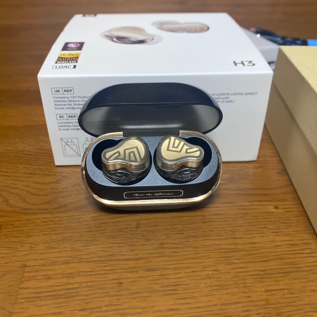 専用です。SOUNDPEATS H3 ワイヤレスイヤホン ゴールド