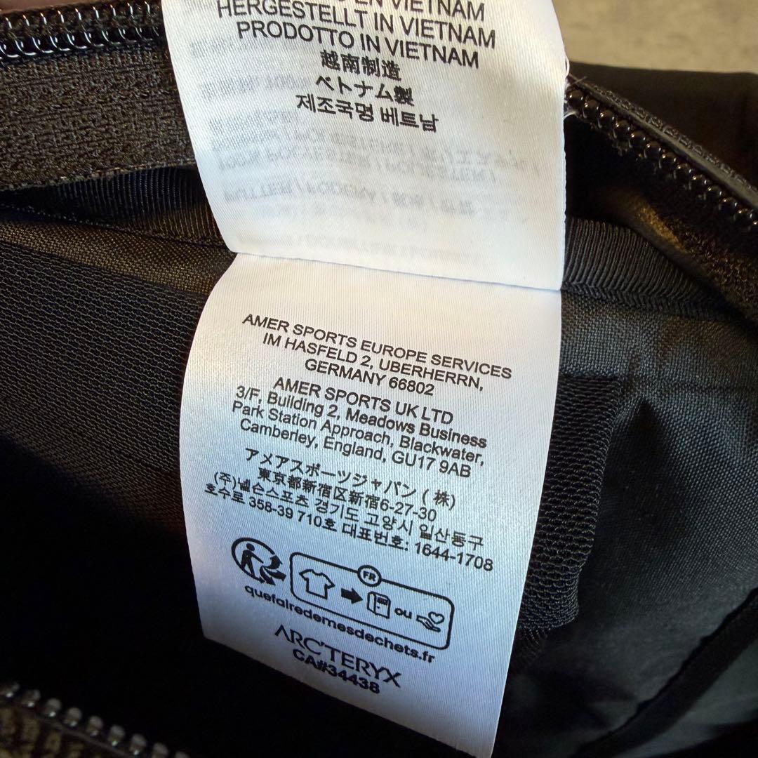 sss777様　アークテリクス　アロー22 最新型　リュック　ブラック