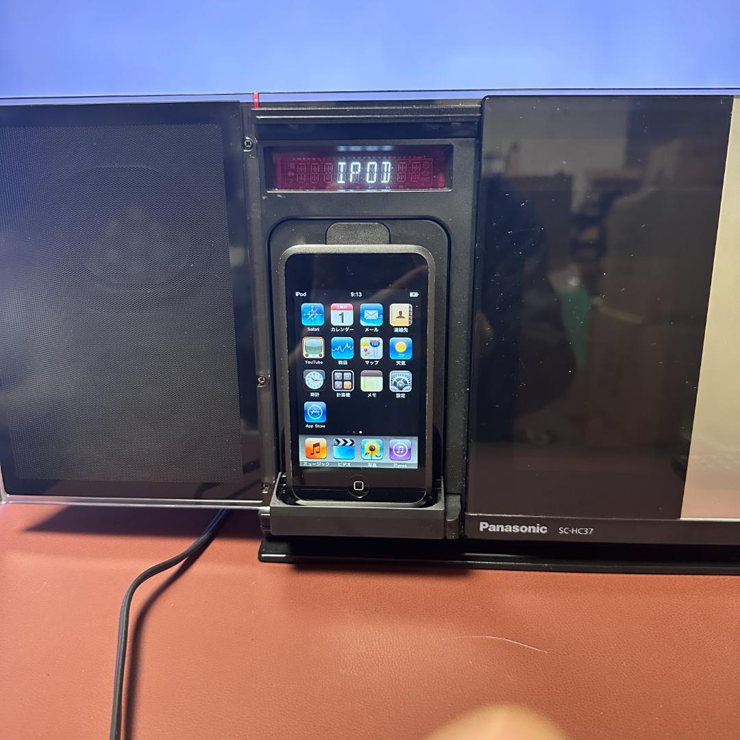 Panasonic コンパクト ステレオ SC-HC37 ＆ iPod セット