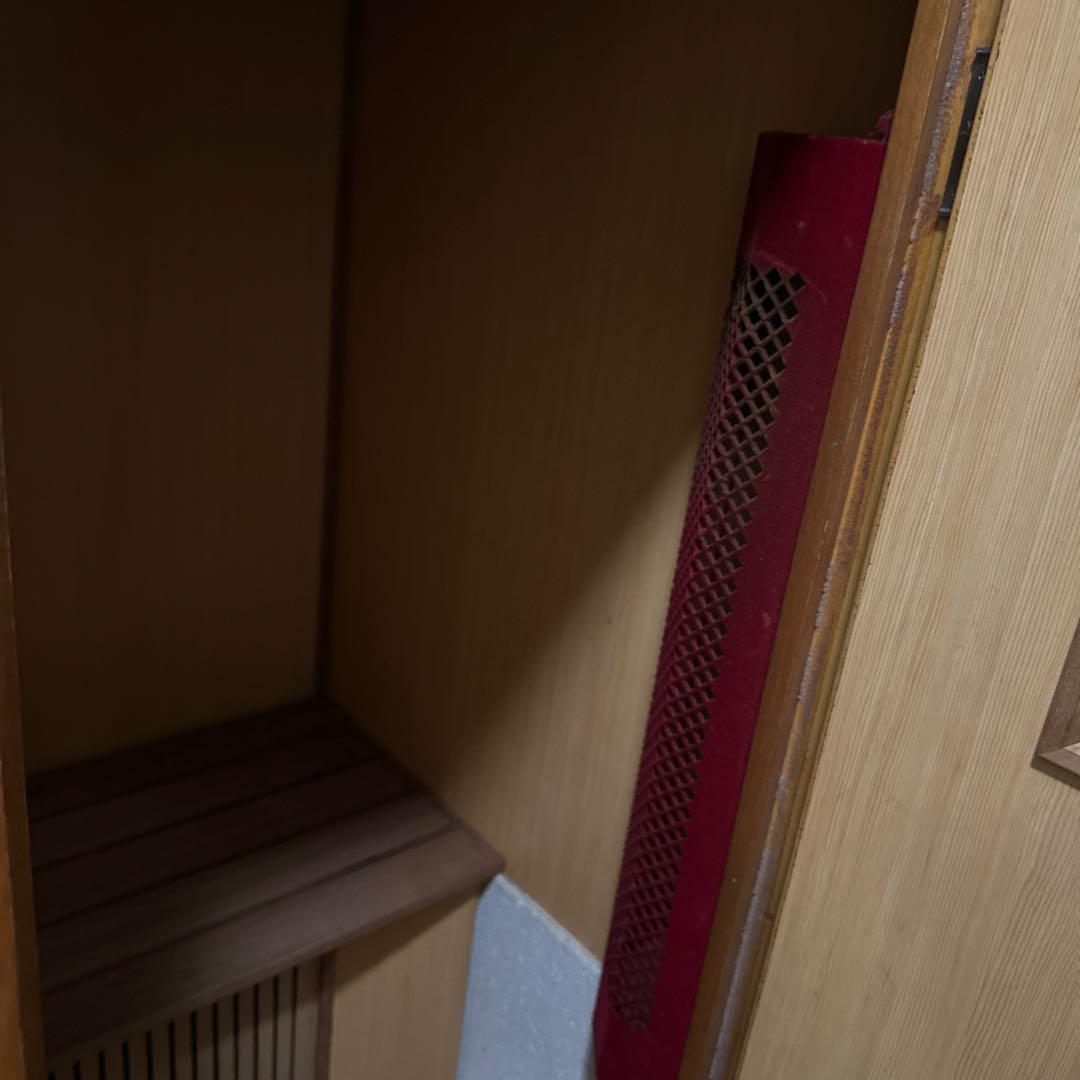 木製サウナ 温度計付き